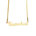 Custom Classic Name Necklace - Velvet Vault Exclusive